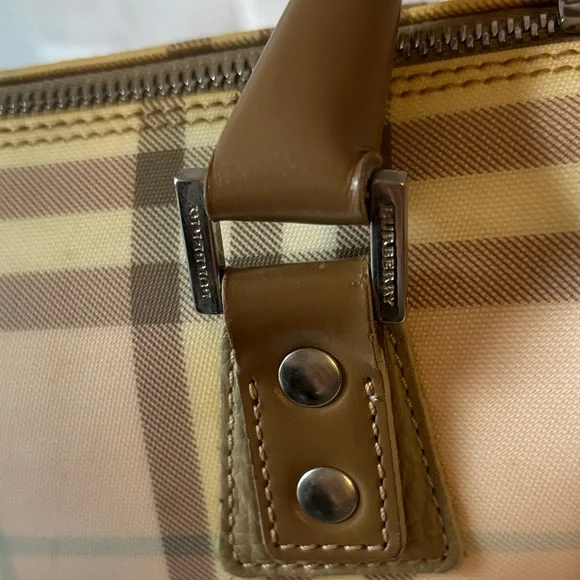 Burberry Pink Nova Check Satchel - Picture 10 of 16